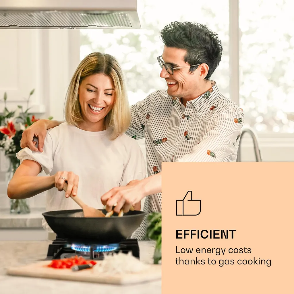 Klarstein Alchemist Gaskochfeld . Wokbrenner Aus Aluminium , Inklusive Schlauch Und Druckminderer , Elektrische Zündung , Für Flüssig- Oder Erdgas , Glaskeramik 4 Klarstein Alchemist Gaskochfeld . Wokbrenner Aus Aluminium , Inklusive Schlauch Und Druckminderer , Elektrische Zündung , Für Flüssig- Oder Erdgas , Glaskeramik - Image 2