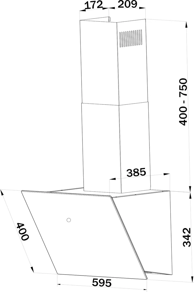 Bomann DU 7606.1 G Dunstabzugshaube 60 Cm Kopffreihaube, Bürstenloser DC-Motor Geräuscharm, Glas-Front, 9 Leistungsstufen, LED Beleuchtung, Inkl 5-lagiger Aluminium-Filter Abluftschlauch 14 Bomann DU 7606.1 G Dunstabzugshaube 60 Cm Kopffreihaube, Bürstenloser DC-Motor Geräuscharm, Glas-Front, 9 Leistungsstufen, LED Beleuchtung, Inkl 5-lagiger Aluminium-Filter Abluftschlauch - Image 12