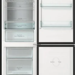 Hisense RB424N4CFC Kühl-/Gefrierkombination - Total No Frost - Metal Cooling - 326 Liter Gesamtvolumen - CrispZone - Super Cool - Extra Space - Chrom-Weinregal -Angebote Herd Liebe Store 2f04a91d33b473b4b30a0733f5365048