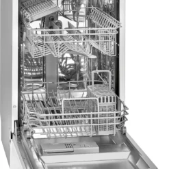 Bomann Einbau-Geschirrspüler GSPE 7415 VI Weiß; Vollintegrierte Ausführung, 45 Cm Breit, 9 Maßgedecke, 5 Programme, LED-Kontrollanzeigen -Angebote Herd Liebe Store 2f8493b99c22628c28a93d40927a8023