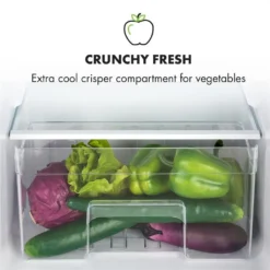 Klarstein Luminance Frost Kühlschrank (91 Liter Volumen, , Front Aus Glas, Gemüse-Fach, 2 Glasböden, 3 Türfächer, 7-stufige Temperatureinstellung) Schwarz -Angebote Herd Liebe Store 3039157aef9c028846cfd5fa4143c1f4