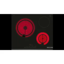 Bosch Serie 6 PKK631FP8E, Schwarz, Integriert, 59.2 Cm, Keramik, Glaskeramik, 3 Zone(n)