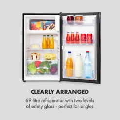 Klarstein Cool Cousin Kühl-Gefrier-Kombination, Fassungsvermögen: 80 Liter, Kühlschrank: 69 Liter, 3-Sterne-Gefrierfach: 11 Liter, , 2 Glasebenen, Schwarz 12 Klarstein Cool Cousin Kühl-Gefrier-Kombination, Fassungsvermögen: 80 Liter, Kühlschrank: 69 Liter, 3-Sterne-Gefrierfach: 11 Liter, , 2 Glasebenen, Schwarz -Angebote Herd Liebe Store 30b378808fe06694840b71f70d73a1c2