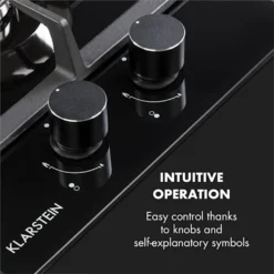 Klarstein Gasherd Einbau-Gaskochfeld - Sabaf-Brenner - Gaskochfeld Für Propan/Erdgas - Gasherd Kochfeld Einbau Gasherd - Glaskeramik - 2-Flammig - 30cm - Schwarz Einbau Gas Kochfeld Gasherd 2 Platten Kochfelder Herdplatte Kochplatte Einbaukochfeld -Angebote Herd Liebe Store 30d0c17d16508602a7753f72ac01954f