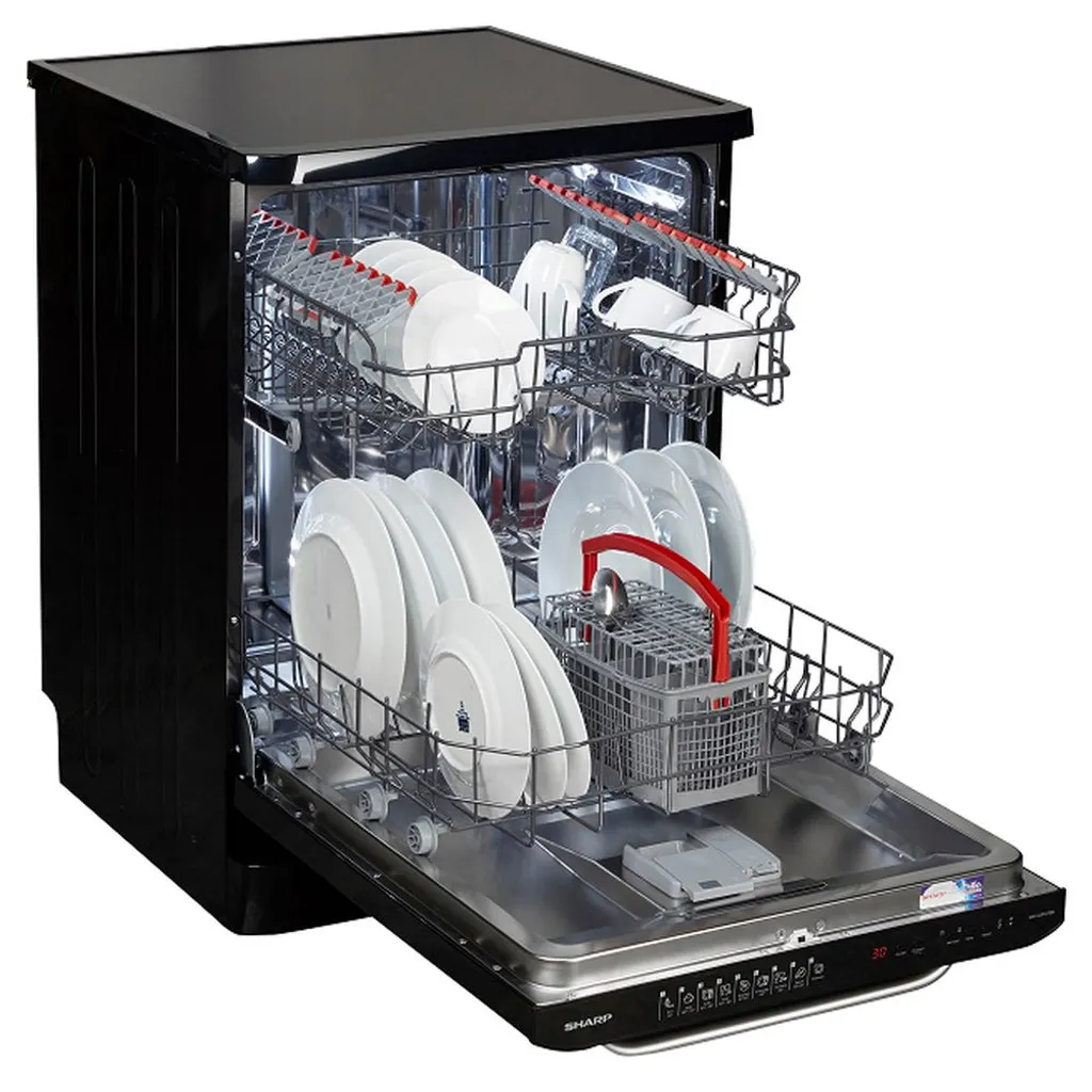 Sharp - QW-I23F47EB-DE - Stand-Geschirrspüler - 60 Cm 5 Sharp - QW-I23F47EB-DE - Stand-Geschirrspüler - 60 Cm - Image 3