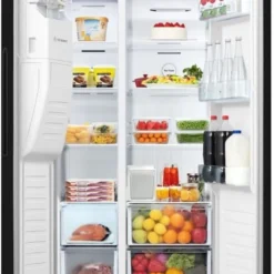 Hisense RS650N4AB1 - Amerikanischer Kühlschrank 499L (334L + 165L) - Total Belüftete Kälte - - L91cmxH179cm - Schwarz 10 Hisense RS650N4AB1 - Amerikanischer Kühlschrank 499L (334L + 165L) - Total Belüftete Kälte - - L91cmxH179cm - Schwarz -Angebote Herd Liebe Store 32ea193351e3e9f1338b1d6daf7e0921