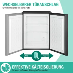 Bomann® Gefrierschrank, 42L Nutzinhalt, Mini Gefrierschrank Mit 2 Herausnehmbaren Gitterablagen, Gefrierschrank Mit Wechselbarem Türanschlag & Stufenloser Temperaturreglung - GB 7236 Schwarz -Angebote Herd Liebe Store 330b687a2de1d45cf77b2676f198e538