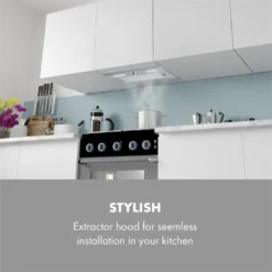 Klarstein Simplica 52 Lüfterbaustein ,Einbauhaube ,52 Cm Breit ,Abluftleistung: 400 M³/h ,Umluftbetrieb Möglich ,Drehknopf ,3 Stufen ,LED-Beleuchtung: 2 X 1,5 W ,Dunstabzugshaube ,Edelstahl -Angebote Herd Liebe Store 3358cceadfdac0c09f6723e5738db90d