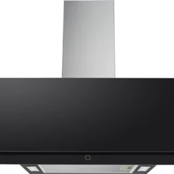 PKM Dunstabzugshaube Vertikalhaube Wandesse Kopffreihaube V1-90A+BTY 90cm Schwarz