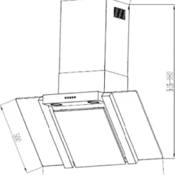 PKM Dunstabzugshaube Mit Randabsaugung Kopffreihaube 9860LZ Edelstahl Glasschirm -Angebote Herd Liebe Store 3445b4dd5baac5ce80210774355fbccf