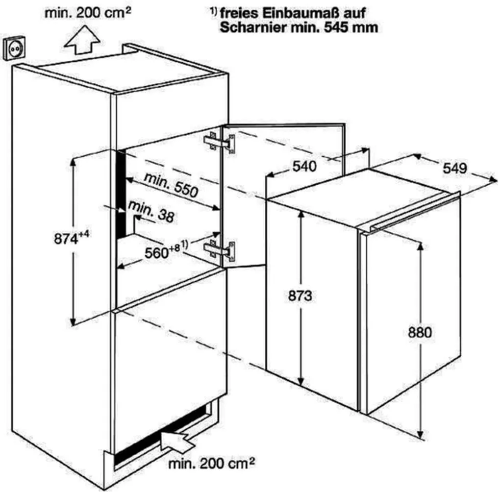 AEG - SFB688F1AS - Einbau-Kühlschrank Mit Gefrierfach - Schlepptür-Technik 9 AEG - SFB688F1AS - Einbau-Kühlschrank Mit Gefrierfach - Schlepptür-Technik - Image 7