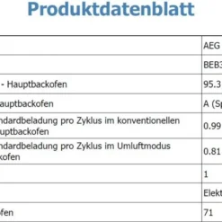 AEG - BEB331010M - Einbau-Backofen - Edelstahl 17 AEG - BEB331010M - Einbau-Backofen - Edelstahl -Angebote Herd Liebe Store 34db32c07a4d69eda5d64b4640cc1158