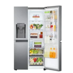 LG Side-by-Side Kühlschrank GSJV31DSXF Total No Frost Kühl-/Gefrierkombination - 634 Liter, Graphit -Angebote Herd Liebe Store 35f44e4b1550fac6b95f91a97a193169