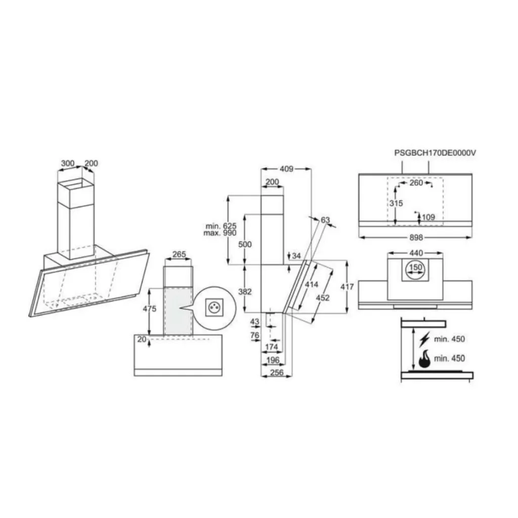 AEG Exklusiv Kopffreie Wand-Dunstabzugshaube Mit Hob²Hood-Funktion, 90cm DD 5960 V 4 AEG Exklusiv Kopffreie Wand-Dunstabzugshaube Mit Hob²Hood-Funktion, 90cm DD 5960 V - Image 2