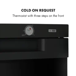 Klarstein Garfield XXL Gefrierschrank , 81 Liter Gesamtvolumen , 3 Durchsichtige Boxen , Thermostat Mit 3 Stufen , Höhenausgleichende Füße , 41 DB , Schwarz -Angebote Herd Liebe Store 37c34896dab799de9dc39a8bfce901d4