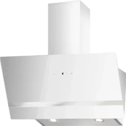 PKM Dunstabzugshaube Mit Randabsaugung Kopffreihaube S21-90 AWTY Weiß 90 Cm