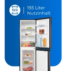 Exquisit Kühl-Gefrierkombination KGC195-65-NF-330F Inoxlook-az | 193 L Nutzinhalt | Inoxlook-az 12 Exquisit Kühl-Gefrierkombination KGC195-65-NF-330F Inoxlook-az | 193 L Nutzinhalt | Inoxlook-az -Angebote Herd Liebe Store 3cf7f3d3354bbf580b478fbf703ce511