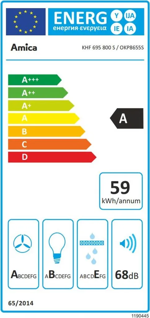 Amica KHF 695 800 S Kopffreihauben - Schwarz 5 Amica KHF 695 800 S Kopffreihauben - Schwarz - Image 3