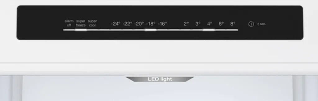 Bosch Serie | 4 Freistehende Kühl-Gefrier-Kombination Mit NoFrost 203 X 60 Cm Edelstahl (mit Antifingerprint) KGN39VIBT 5 Bosch Serie | 4 Freistehende Kühl-Gefrier-Kombination Mit NoFrost 203 X 60 Cm Edelstahl (mit Antifingerprint) KGN39VIBT - Image 3