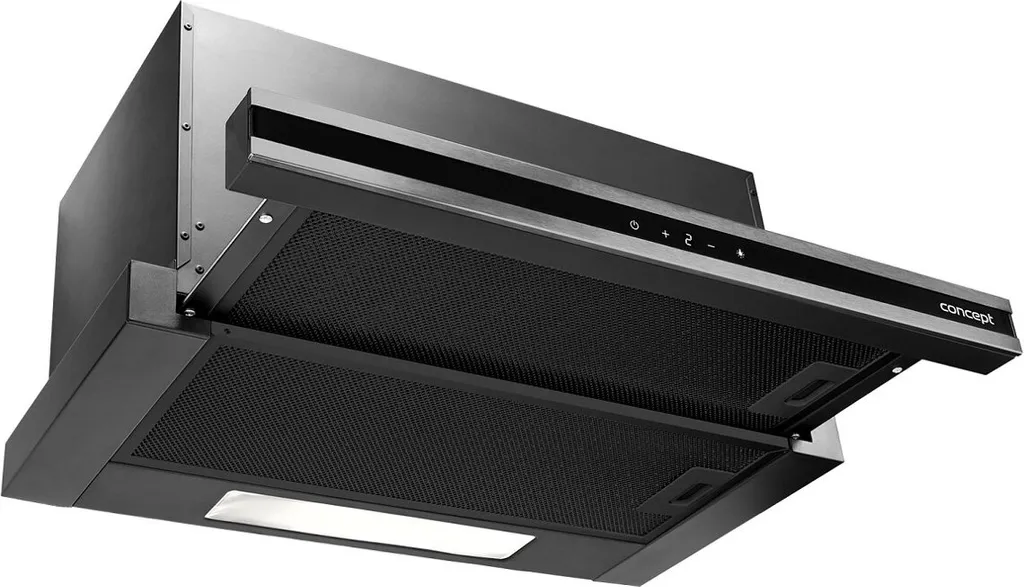 Concept Titania OPV3860DS Ausziehbare Dunstabzugshaube 60cm Mit LED-Beleuchtung Einbauhaube 517 M3 / Stunde 104W Energieklasse C 6 Concept Titania OPV3860DS Ausziehbare Dunstabzugshaube 60cm Mit LED-Beleuchtung Einbauhaube 517 M3 / Stunde 104W Energieklasse C - Image 4