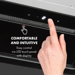 Klarstein Hektor Eco Lüfterbaustein , 52 Cm , Max. Abluftleistung 566 M³/h , EEK: B , 3 Stufen , Nachlüftungstimer , LEDs: 2 X 2 W , Touch-Panel , Dunstabzugshaube , Einbau-Haube , Unterseite Aus Sicherheitsglas , Schwarz -Angebote Herd Liebe Store 40eebb3e174009ecb46bb22b04479dcc