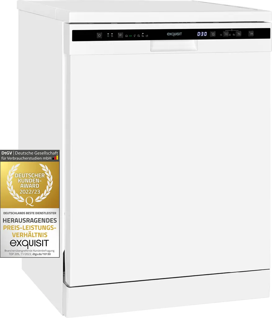 Exquisit Geschirrspüler GSP6312-030D Weiss | 11 Liter | Display | Auto-Door-Open 3 Exquisit Geschirrspüler GSP6312-030D Weiss | 11 Liter | Display | Auto-Door-Open