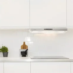 Klarstein UW60SF - Dunstabzugshaube , Abzugshaube , Unterbauhaube , Wandhaube , Energieeffizienzklasse C , 60cm , Abluft- / Umluft , 205 M³/h Max. Abluftleistung , 71 DB , Silber -Angebote Herd Liebe Store 41a26f19c54e732b807d981fee41bee5