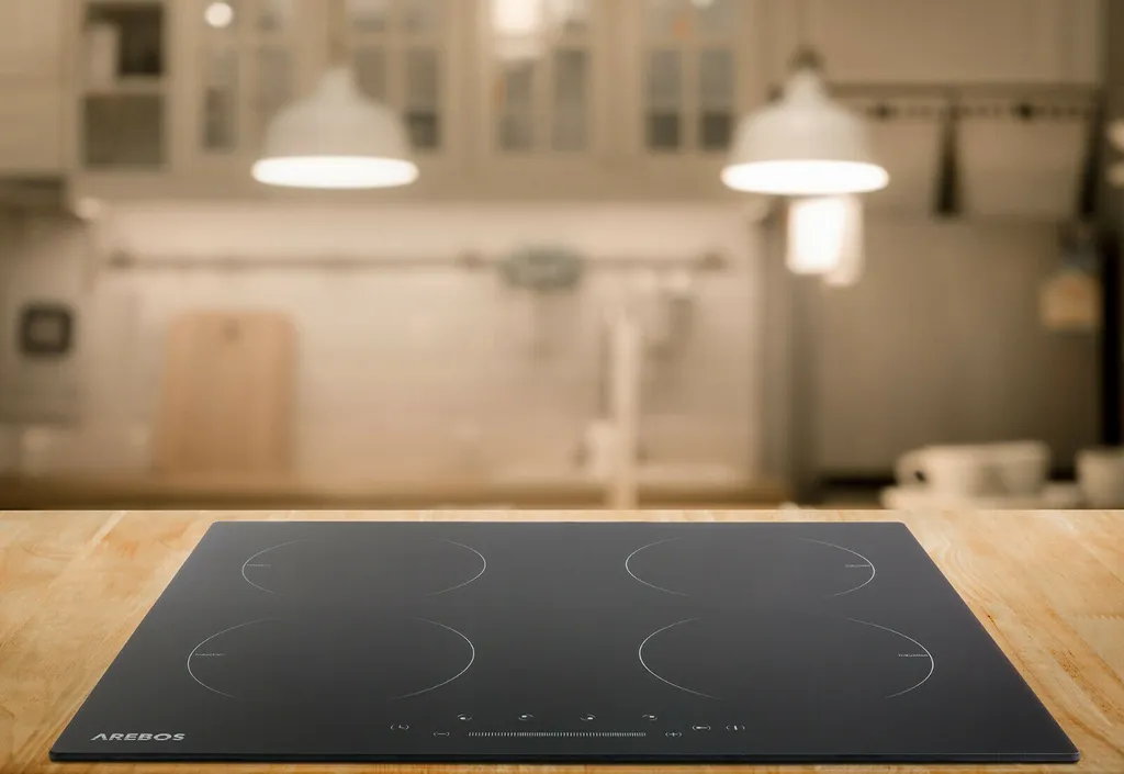 AREBOS Induktionskochfeld, 6000 W, 4 Kochfelder, 59 Cm, Autark, Mit Sensor Touch, Timer, Kindersicherung, Überhitzungsschutz, Autoabschaltung 5 AREBOS Induktionskochfeld, 6000 W, 4 Kochfelder, 59 Cm, Autark, Mit Sensor Touch, Timer, Kindersicherung, Überhitzungsschutz, Autoabschaltung - Image 3