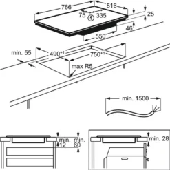 AEG - IKE85441XB - Einbau-Induktions-Kochfeld - Bridge Zone - 80 Cm -Angebote Herd Liebe Store 4277c6d3bc0a23b7cee57478cfa6a18a