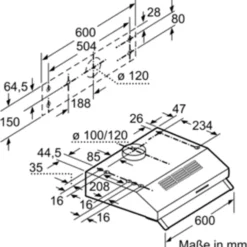 Bosch DUL63CC50 Edelstahl Abzugshaube 60cm Unterbau-Dunstabzugshaube 22 Bosch DUL63CC50 Edelstahl Abzugshaube 60cm Unterbau-Dunstabzugshaube -Angebote Herd Liebe Store 42d674c536cf552f116976fadf4ed705