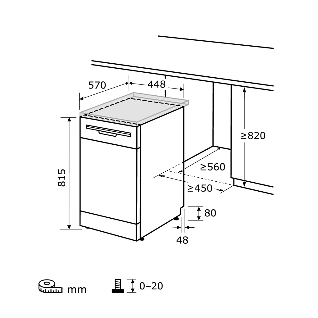 Exquisit Geschirrspüler GSP9109-030E Silber | Standgerät | 9 Gedecke | Silber 8 Exquisit Geschirrspüler GSP9109-030E Silber | Standgerät | 9 Gedecke | Silber - Image 6