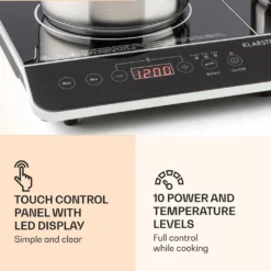 VariCook Slim Doppel-Induktionskochplatte 3500 W Timer 240° C Touch -Angebote Herd Liebe Store 4579bb9c55211d1a70652a9eefb9b48c