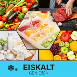 Bomann® Kühlschrank Mit Gefrierfach, Getränkekühlschrank Mit 120L Nutzinhalt Und 2 Glasablagen, Türanschlag Wechselbar, Kleiner Kühlschrank Mit Stufenloser Temperaturregelung - KS 2194.1 Inox -Angebote Herd Liebe Store 4612bcadfd7a0c5d94549db126f82f21