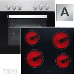 PKM Einbauherdset Backofen Glaskeramik Kochfeld Herdset BIC3 I-GK-IX-2 V2 - 59 L -Angebote Herd Liebe Store 46df964c54608b340cddb3b501dd7a3f