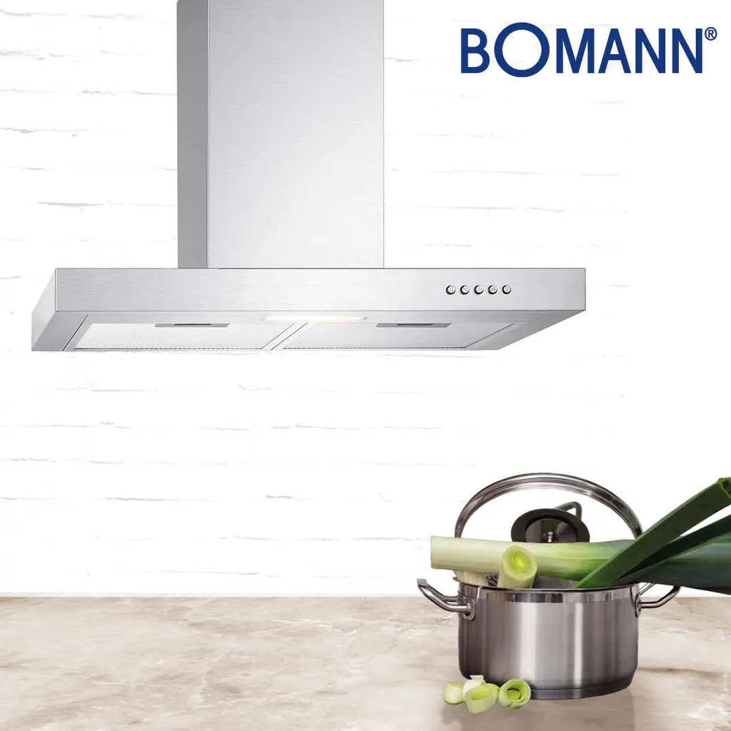 Bomann DU 7600 IX Dunstabzugshaube/ 60 Cm Breite/ Umluft- Oder Abluftbetrieb/ Edelstahl 7 Bomann DU 7600 IX Dunstabzugshaube/ 60 Cm Breite/ Umluft- Oder Abluftbetrieb/ Edelstahl - Image 5