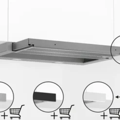 Bosch DFR067A52 Serie | 4 Flachschirmhaube, 60 Cm, Silbermetallic -Angebote Herd Liebe Store 495d1a95b4a99688a4f47a084e605201