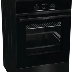 Gorenje GEIT5C 60 BPG Elektro-Standherd Mit Induktionskochfeld - 50 Cm - 70 Liter - Kindersicherung - Schnellaufheizung - AirFry - Pizzamodus 300°C - Teleskopauszüge - AquaClean - BridgeZone - Schwarz -Angebote Herd Liebe Store 49750bbb8a75dd05214c063e3b18771e