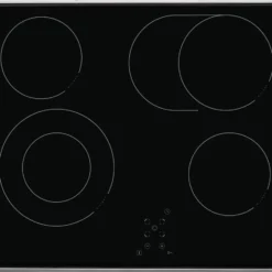 Amica KMC 742 600 E, Autarkes Glaskeramikkochfeld, 60 Cm, Edelstahlrahmen, 4 Kochzonen