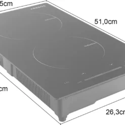 AREBOS Induktionskochfeld, 3000W, 2 Kochfelder, 30 Cm, Autark, Mit Sensor Touch, Timer -Angebote Herd Liebe Store 4b32fd1feede95f00daf3fb557eee98b