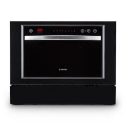 Klarstein Amazonia 6 Luminance Spülmaschine Tischgeschirrspüler (Glas-Front, Freistehend, 174 KWh/Jahr, 55 Cm Breit, 49 DB Leise, 6 Maßgedecke, 6 Programme, Aquastop) Schwarz -Angebote Herd Liebe Store 4e9a8e5c58f01c163aa28c9323c21f95