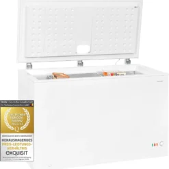 Exquisit Gefriertruhe GT320-030D Weiss | 300 L Nutzinhalt | Weiß