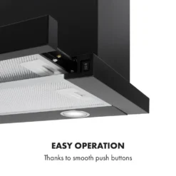 Klarstein Mariana 60 Flachschirmhaube , 60 Cm , EEK C , 500 M³/h , Umluft & Abluft , LED-Beleuchtung , Drucktasten , Unterbau-Dunstabzugshaube , Schwarz -Angebote Herd Liebe Store 511d21e9769b2166244b7790c70584b7