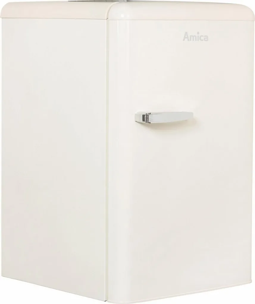Amica KS 15615 B, Kühlschrank Mit Gefrierfach Im Retro Design, 85 Cm Höhe, Coffee Cream, 7 Amica KS 15615 B, Kühlschrank Mit Gefrierfach Im Retro Design, 85 Cm Höhe, Coffee Cream, - Image 5
