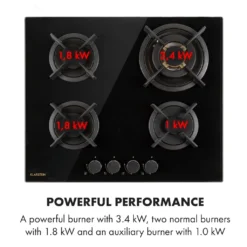 Klarstein Goldflame 4 Gaskochfeld , 4-flammig , Autark , 60 Cm , Einbau , Messing-Brenner , Erdgas/Propangas , Sicherheitsventile , Automatische Abschaltung , Topfträger Aus Gusseisen , Inkl.Schlauch Und Druckminderer , Glaskeramik Ø 8 Mm , Schwarz 15 Klarstein Goldflame 4 Gaskochfeld , 4-flammig , Autark , 60 Cm , Einbau , Messing-Brenner , Erdgas/Propangas , Sicherheitsventile , Automatische Abschaltung , Topfträger Aus Gusseisen , Inkl.Schlauch Und Druckminderer , Glaskeramik Ø 8 Mm , Schwarz -Angebote Herd Liebe Store 5350df92486721bb5be9ac80635ed36f