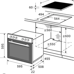 Exquisit EHE 156-2.1 U-Set Einbau-Herd Glaskeramikkochfeld | Ober-/Unterhitze | Inox -Angebote Herd Liebe Store 5591b46fd9f60e82cc73df79ffa04418