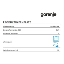 Gorenje - BCS798S24X - Einbau-Kombi-Dampfgarer - Edelstahl -Angebote Herd Liebe Store 567859ce69988db67fa54c01be0aa3a6