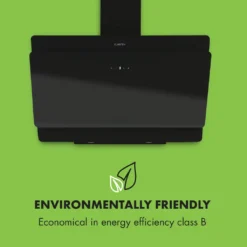 Klarstein Aurica 90 Dunstabzugshaube - Wandabzugshaube, Abzugshaube Zum Wandanbau, 90 Cm, 165 W, 620 M³/h Abluftleistung, 3 Leistungsstufen, Zuschaltbares Licht, Inkl. Montagematerial, Schwarz [Energieklasse B] -Angebote Herd Liebe Store 56bb3d0d4d16664e70e50a4073db1f4d