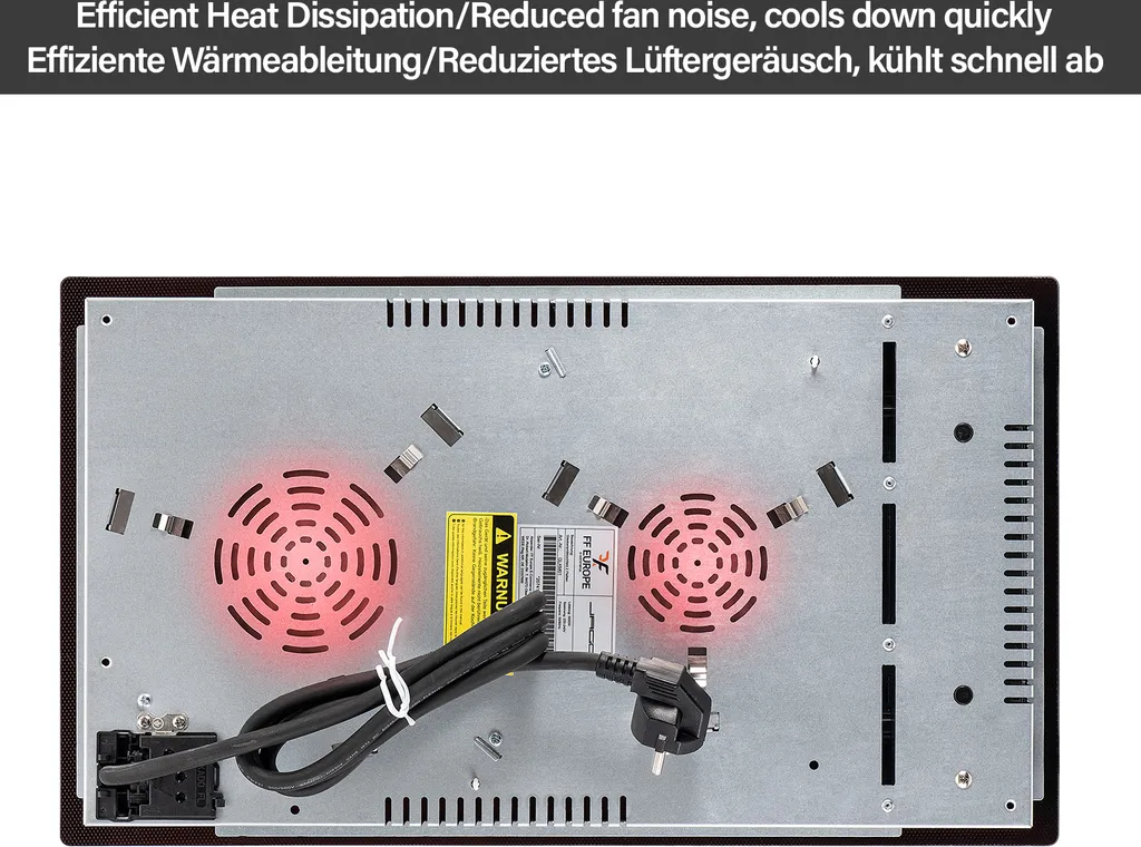 Jago® Glaskeramikkochfeld - Autark, Rahmenlos, 1200/1800 Watt, Für Alle Kochtöpfe, Ø 16/20 Cm, 9 Leistungsstufen, Timer-Automatik, Schwarz - Ceranfeld, Cerankochfeld, Kochfeld, Kochfelder 13 Jago® Glaskeramikkochfeld - Autark, Rahmenlos, 1200/1800 Watt, Für Alle Kochtöpfe, Ø 16/20 Cm, 9 Leistungsstufen, Timer-Automatik, Schwarz - Ceranfeld, Cerankochfeld, Kochfeld, Kochfelder - Image 11