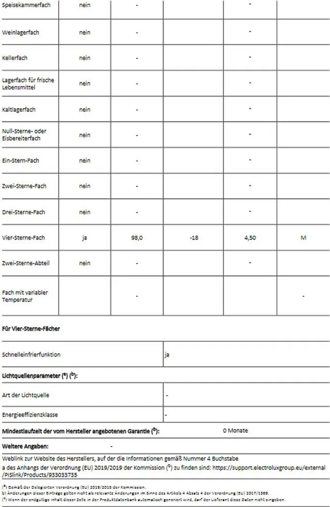 AEG - ABB688E1LS - Einbau-Gefrierschrank - Schlepptürtechnik 7 AEG - ABB688E1LS - Einbau-Gefrierschrank - Schlepptürtechnik - Image 5
