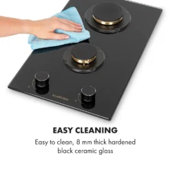 Klarstein Goldflame Domino Gaskochfeld , 2-flammig , Autark , 30 Cm , Einbau , Messing-Brenner , Erdgas/Propangas , Sicherheitsventile , Automatische Abschaltung , Topfträger Aus Gusseisen , Inkl. Schlauch Und Druckminderer , Glaskeramik Ø 8 Mm , Schwarz 17 Klarstein Goldflame Domino Gaskochfeld , 2-flammig , Autark , 30 Cm , Einbau , Messing-Brenner , Erdgas/Propangas , Sicherheitsventile , Automatische Abschaltung , Topfträger Aus Gusseisen , Inkl. Schlauch Und Druckminderer , Glaskeramik Ø 8 Mm , Schwarz -Angebote Herd Liebe Store 5925c8b31c344ddf301269190116cbcf